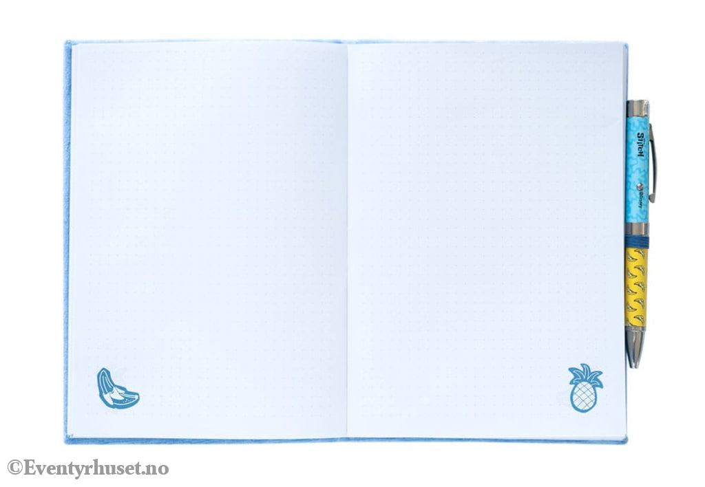 Stitch Premium Plush Notebook A5 with pen Tropical Home & Gifts