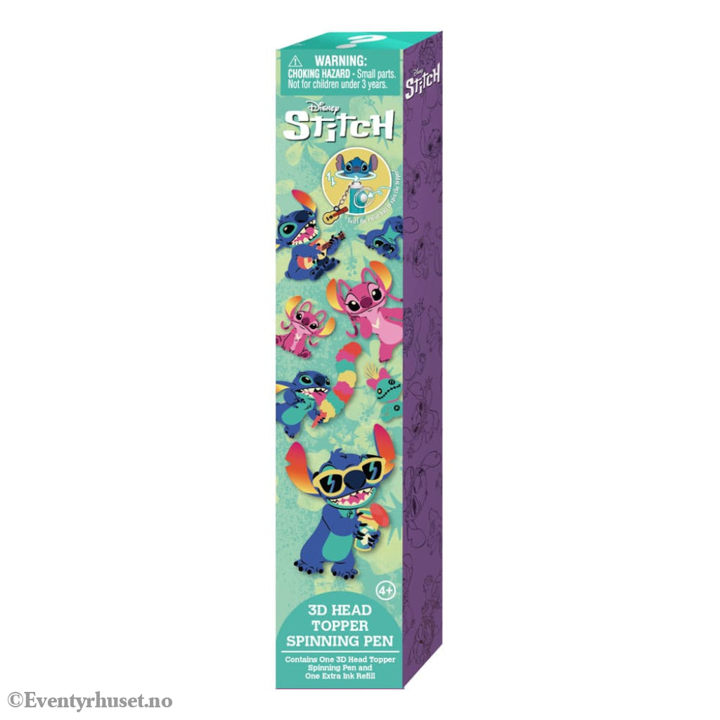 Stitch The Movie Stitch 3D Head Topper Spinning Pen Home & Gifts