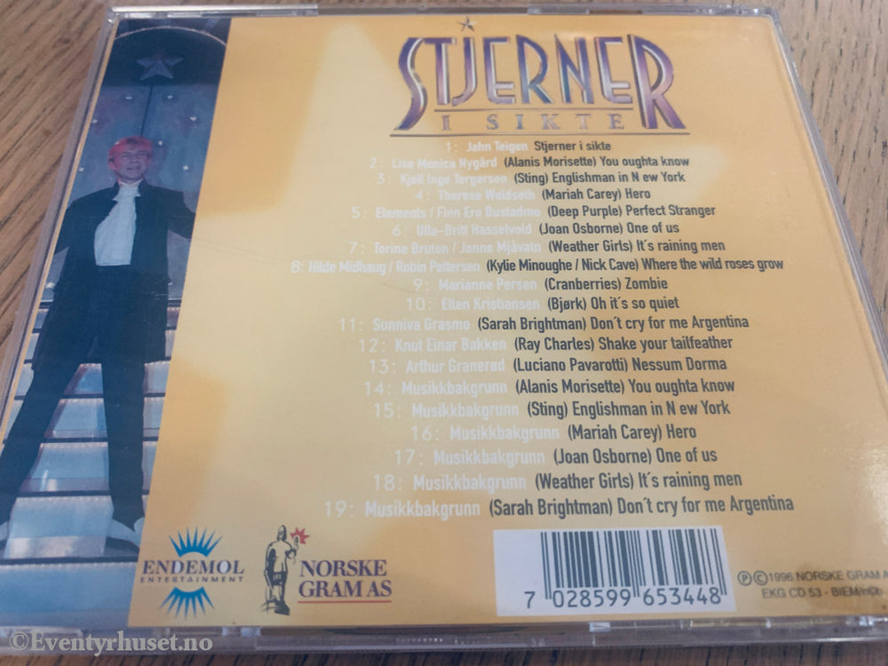 Stjerner i sikte – Alle finalistene fra TV2, 1996. CD.
