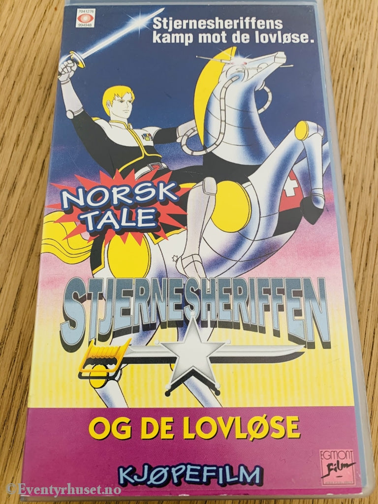 Stjernesheriffen Og De Lovløse. 1988. Vhs. Vhs