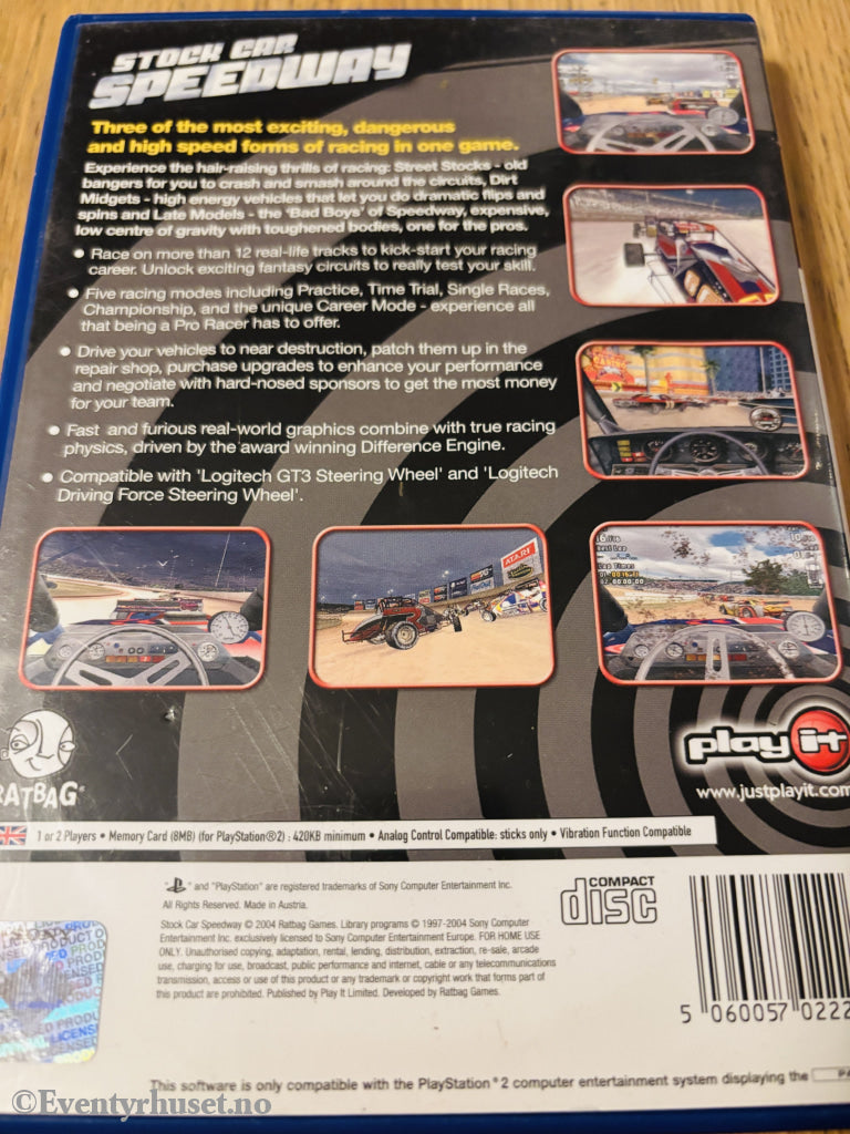 Stock Car Speedway. PS2-spill