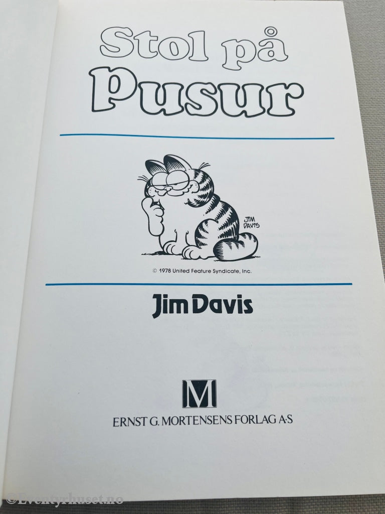 Stol På Pusur. 1985. Hefte