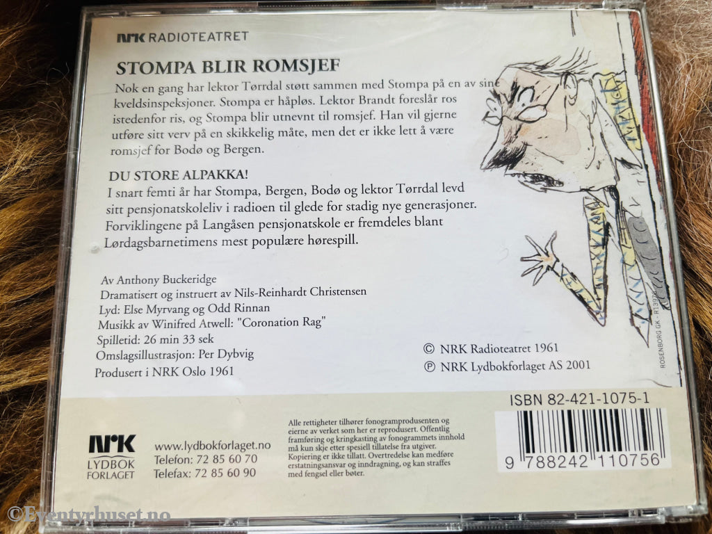 Stompa Blir Romsjef (Nrk Lørdagsbarnetimen). 1961/01. Lydbok På Cd.