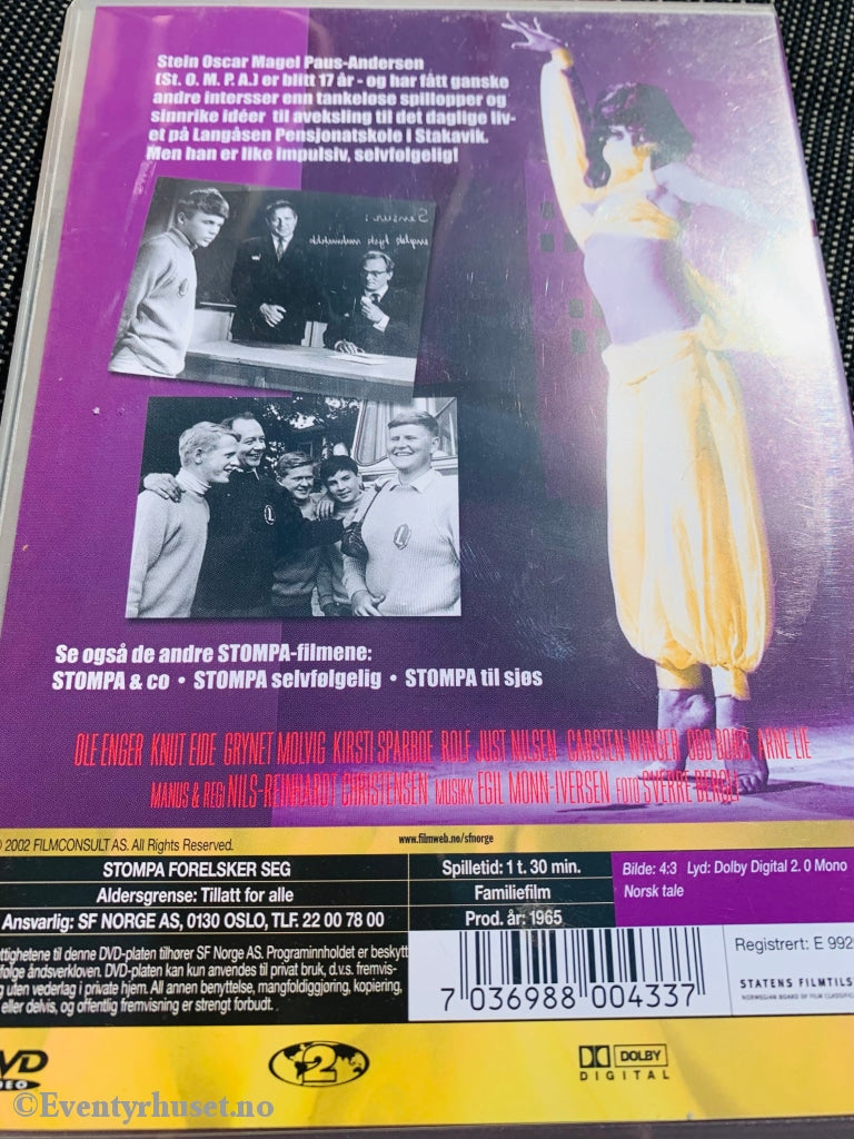 Stompa Forelsker Seg. 1965. Dvd. Dvd