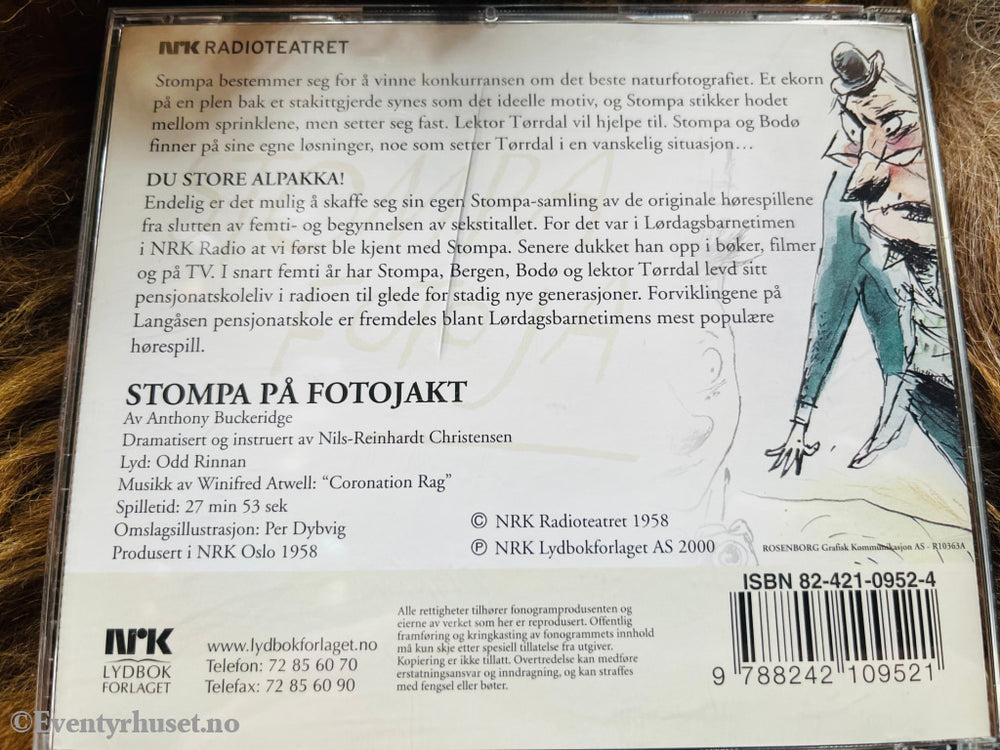 Stompa På Fotojakt (Nrk Lørdagsbarnetimen). 1958/00. Lydbok Cd.