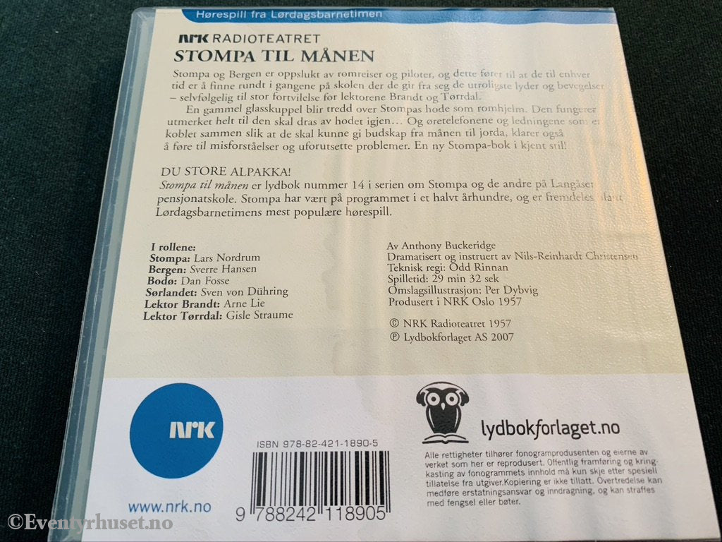 Stompa Til Månen (Nrk Lørdagsbarnetimen). 1957/07. Lydbok På Cd.