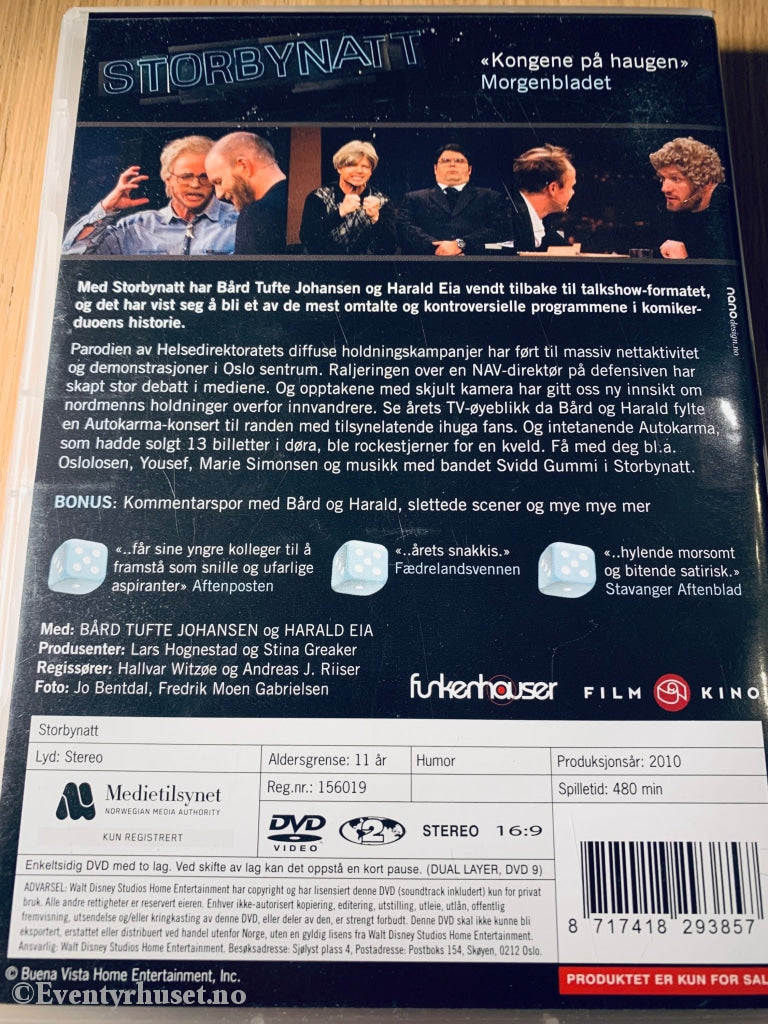 Storbynatt (Nrk). 2010. Dvd. Dvd