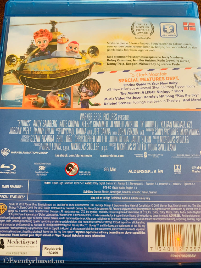 Storkene. Blu-Ray. Blu-ray Disc