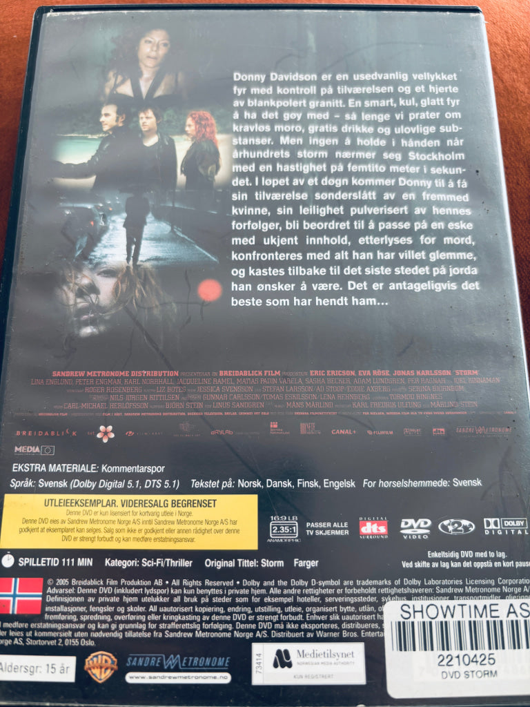 Storm. DVD leiefilm. DVD