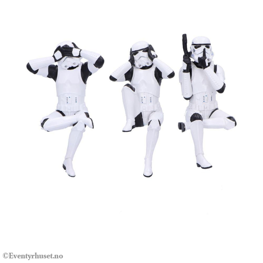 Stormtrooper Figures Three Wise Sitting Stormtroopers 11 cm Home & Gifts
