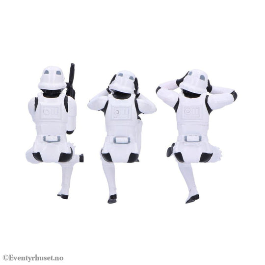 Stormtrooper Figures Three Wise Sitting Stormtroopers 11 cm Home & Gifts