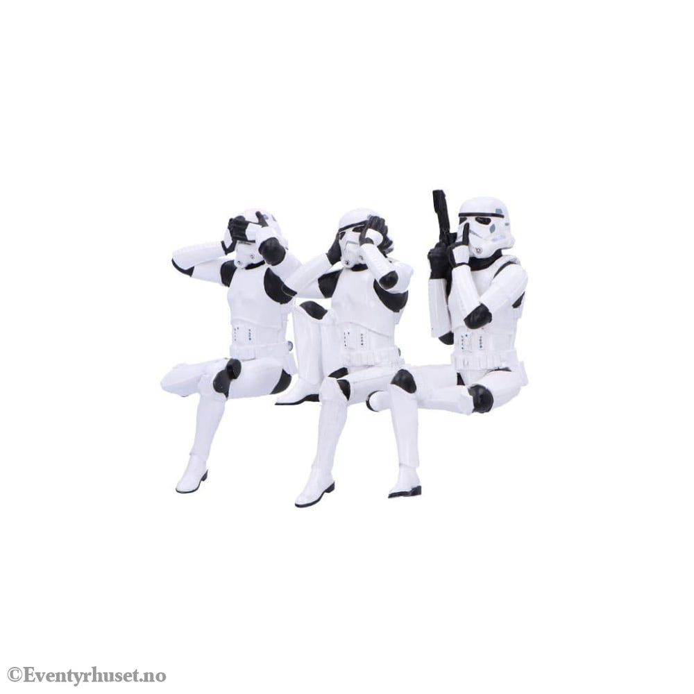 Stormtrooper Figures Three Wise Sitting Stormtroopers 11 cm Home & Gifts