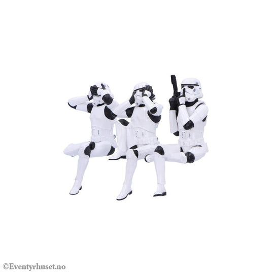 Stormtrooper Figures Three Wise Sitting Stormtroopers 11 cm Home & Gifts