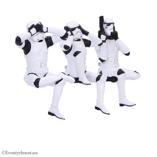 Stormtrooper Figures Three Wise Sitting Stormtroopers 11 cm Home & Gifts