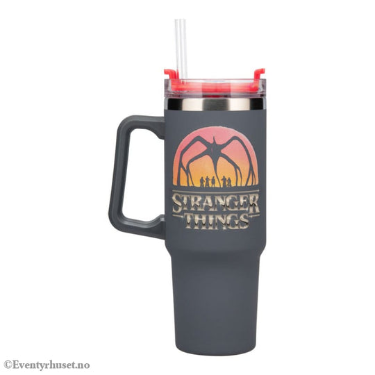 Stranger Things 5 Drinking cup with straw 900 ml Home & Gifts