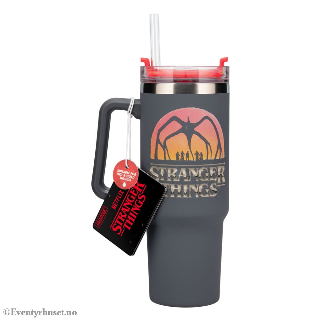 Stranger Things 5 Drinking cup with straw 900 ml Home & Gifts