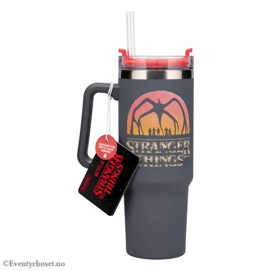 Stranger Things 5 Drinking cup with straw 900 ml Home & Gifts