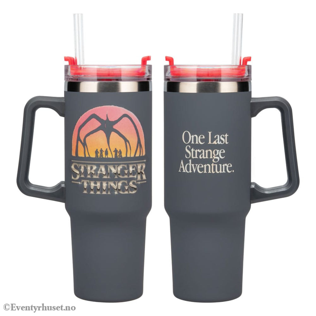 Stranger Things 5 Drinking cup with straw 900 ml Home & Gifts