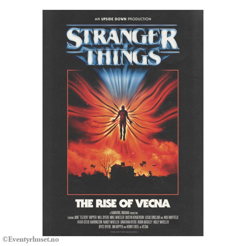 Stranger Things Art Print The Rise of Vecna Limited Edition 42 x 30 cm Home & Gifts