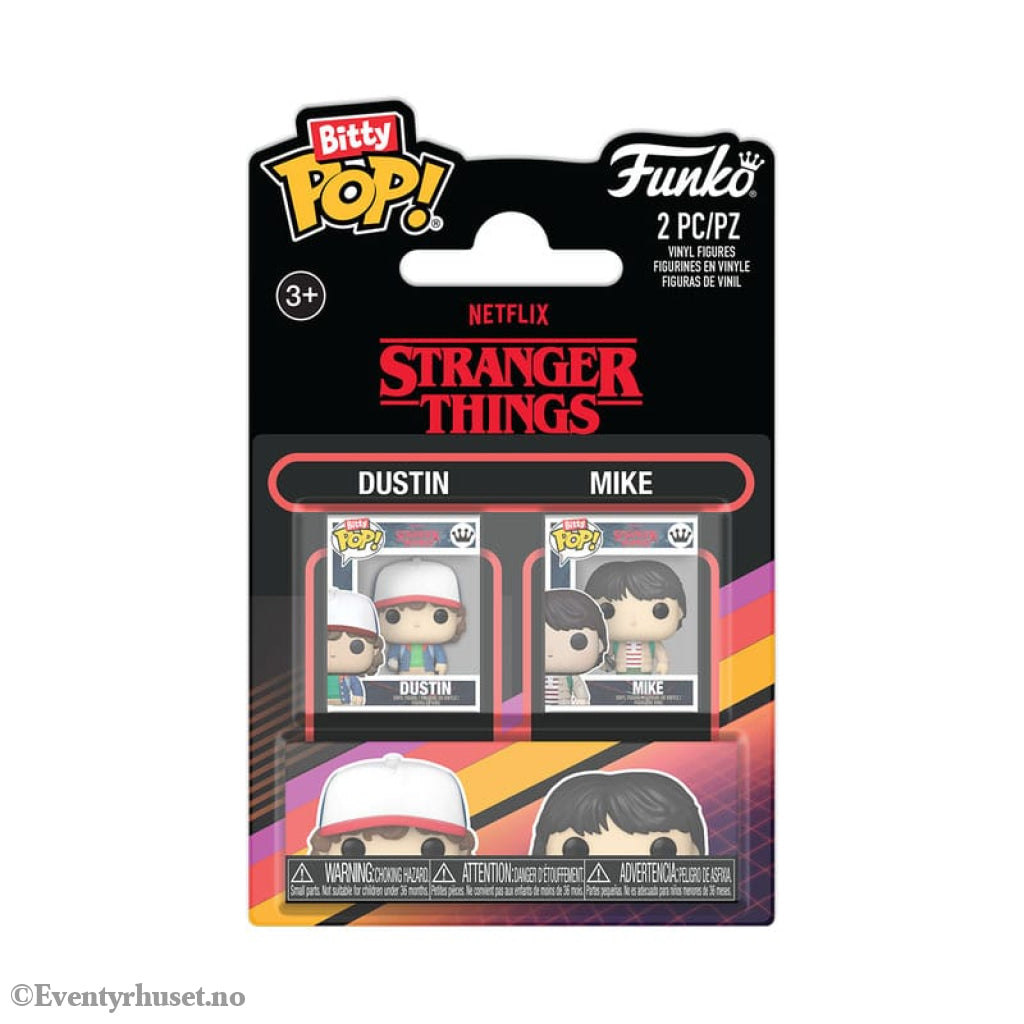 Stranger Things Bitty POP! Vinyl Figure 2-Pack Dustin & Mike 2,5 cm Manga & Anime
