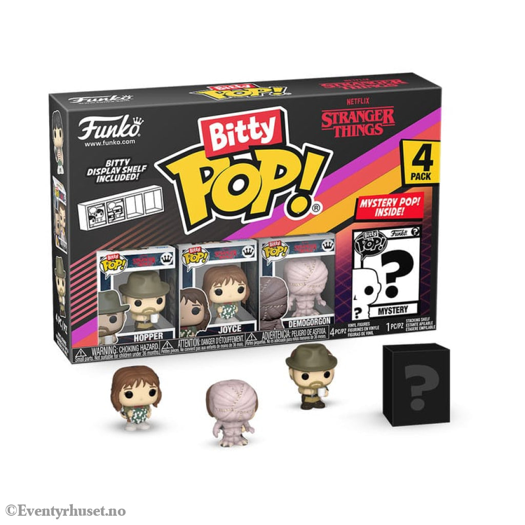Stranger Things Bitty POP! Vinyl Figure 4-Pack Hopper 2,5 cm Collectibles