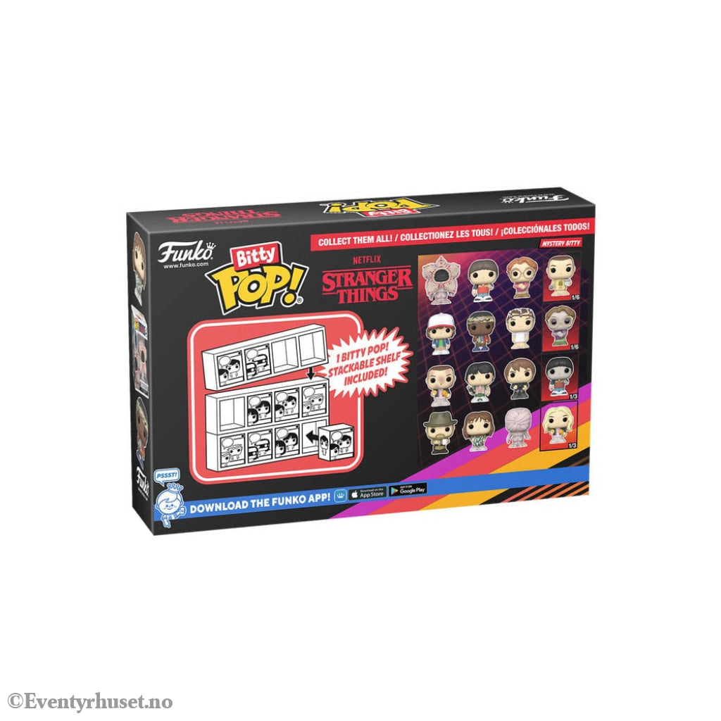 Stranger Things Bitty POP! Vinyl Figure 4-Pack Hopper 2,5 cm Collectibles