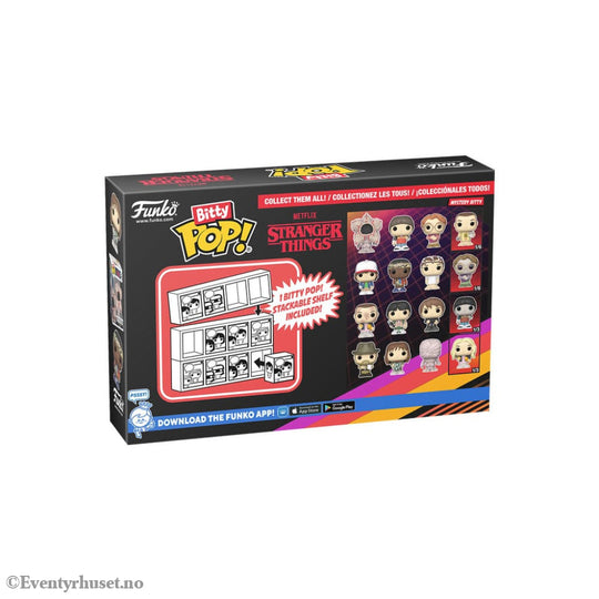 Stranger Things Bitty POP! Vinyl Figure 4-Pack Hopper 2,5 cm Collectibles