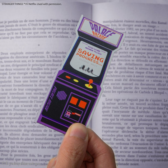 Stranger Things Bookmark Arcade Metal Home & Gifts