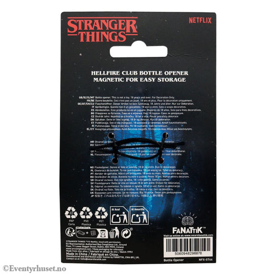 Stranger Things Bottle Opener Hellfire Club Home & Gifts