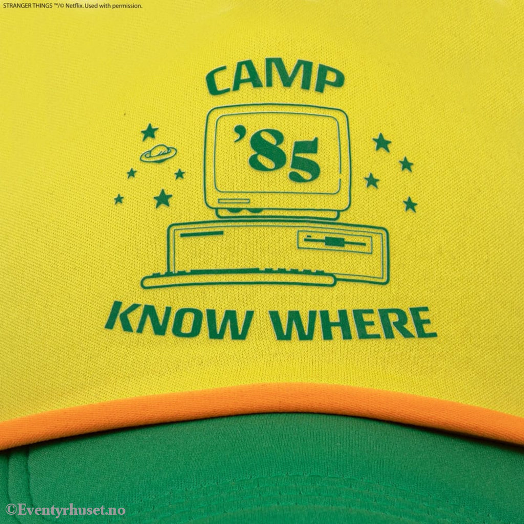Stranger Things Camp Know Where Baseball Cap Fashion & Accessories