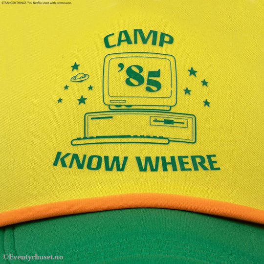 Stranger Things Camp Know Where Baseball Cap Fashion & Accessories