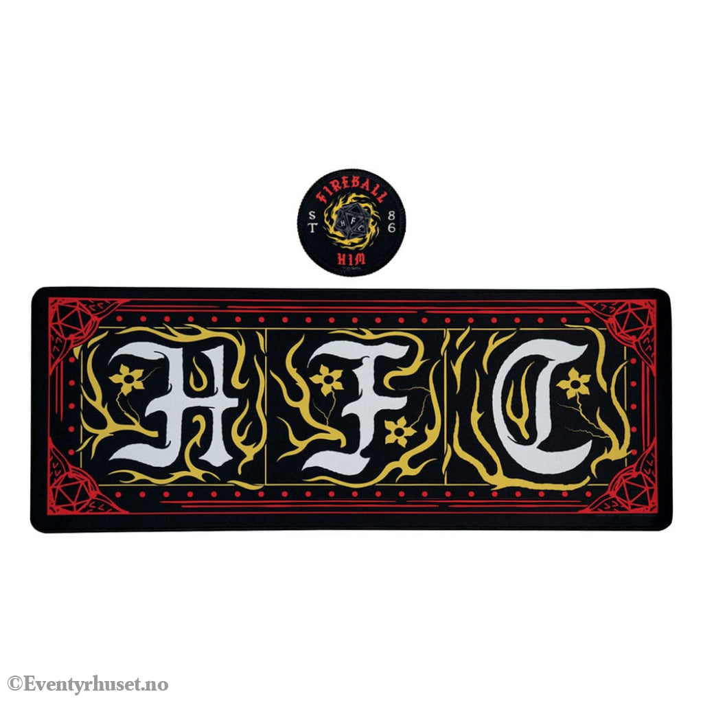 Stranger Things Desk Pad & Coaster Set Hellfire Club Home & Gifts