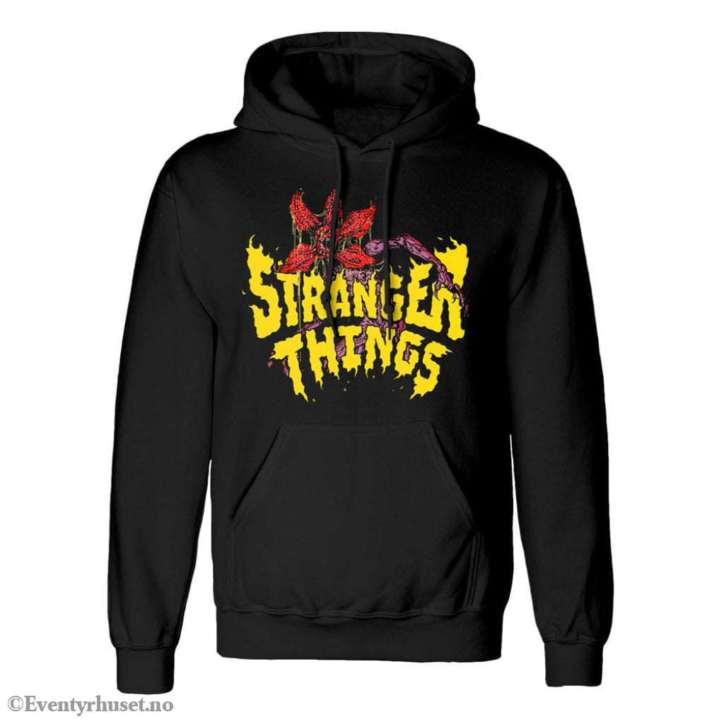 Stranger Things Hooded Sweater Thrashin Logo Size S Fashion & Accessories