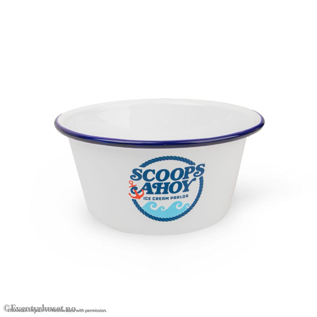 Stranger Things Ice Cream Bowl with Sailor Hat Scoops Ahoy Home & Gifts