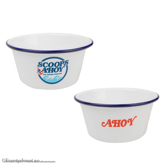 Stranger Things Ice Cream Bowl with Sailor Hat Scoops Ahoy Home & Gifts