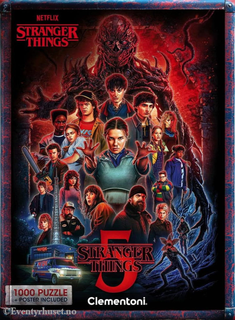 Stranger Things Jigsaw Puzzle Season 5 (1000 pieces) Games