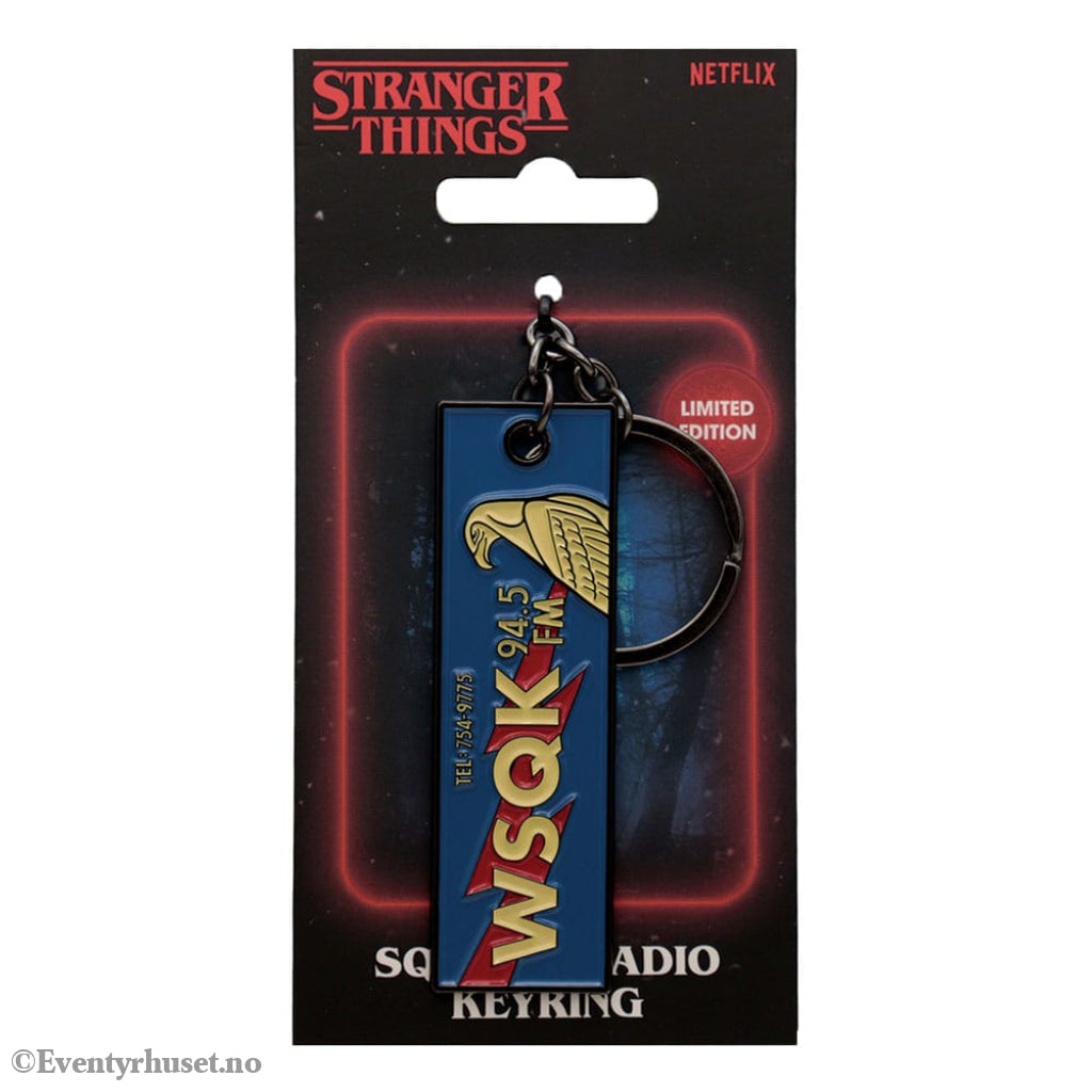 Stranger Things Keychain The Squawk Limited Edition Fashion & Accessories
