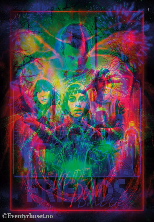 Stranger Things Metamorphic Art Collection Jigsaw Puzzle with Light-Up Effect The Upside (520 pieces) Games