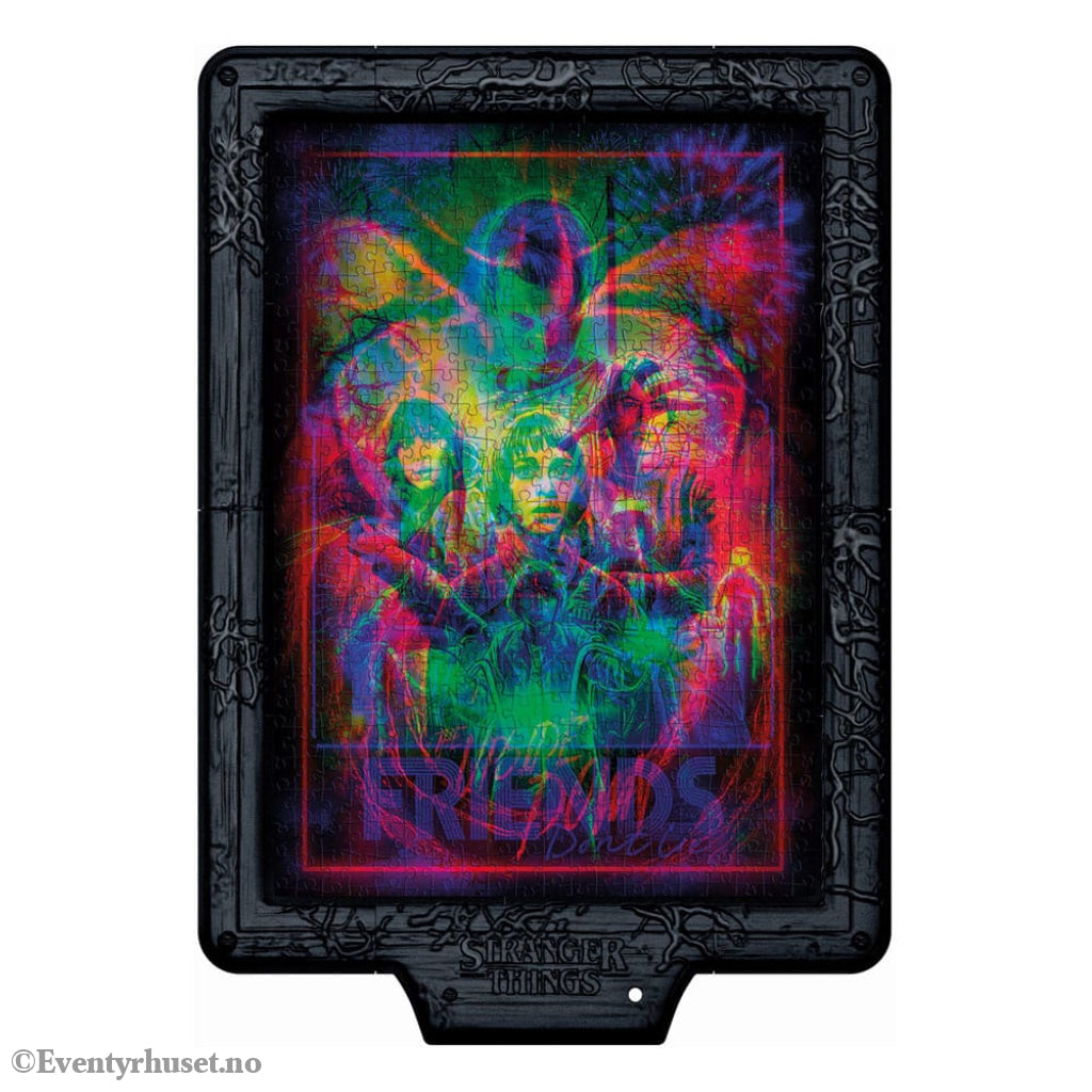 Stranger Things Metamorphic Art Collection Jigsaw Puzzle with Light-Up Effect The Upside (520 pieces) Games