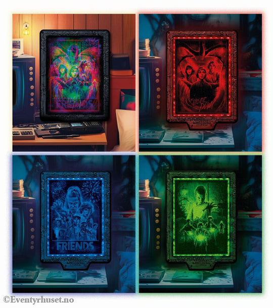 Stranger Things Metamorphic Art Collection Jigsaw Puzzle with Light-Up Effect The Upside (520 pieces) Games