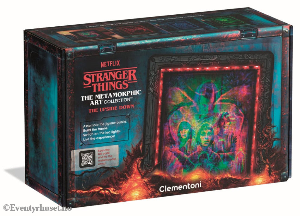 Stranger Things Metamorphic Art Collection Jigsaw Puzzle with Light-Up Effect The Upside (520 pieces) Games