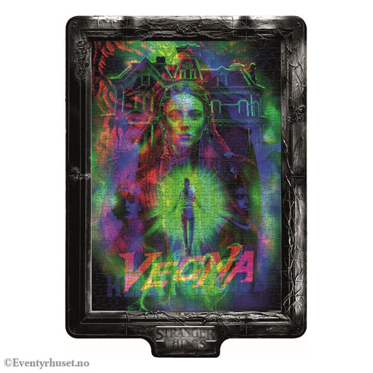Stranger Things Metamorphic Art Collection Jigsaw Puzzle with Light-Up Effect Vecna (520 pieces) Games