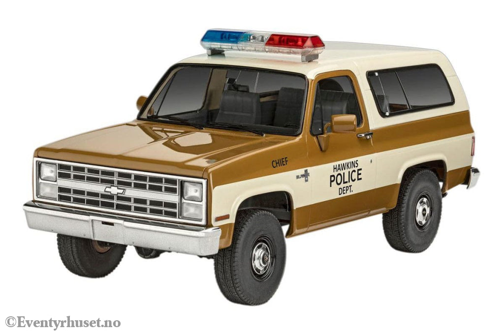 Stranger Things Model Kit 1/25 1985 Chevrolet K5 Blazer 19 cm. Mint In Sealed Box (MISB)! Actionfigur