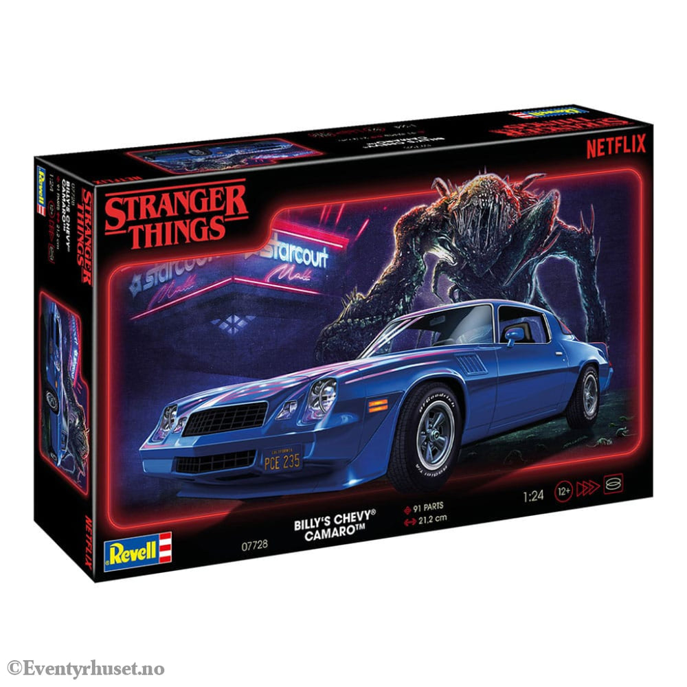 Stranger Things Model Kit 1/25 Chevy Camaro Z/28 19 cm Toys