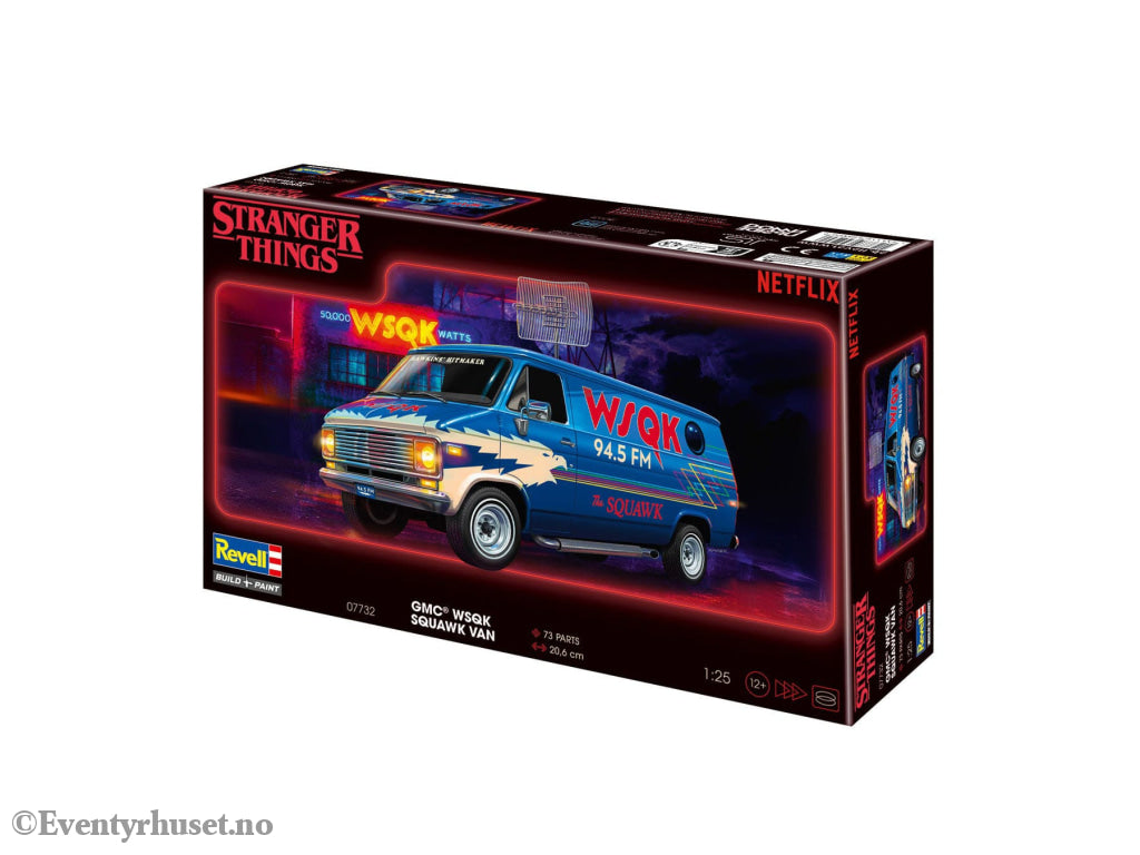 Stranger Things Model Kit 1/25 Squawk Van 21 cm. Mint In Sealed Box (MISB)! Actionfigur
