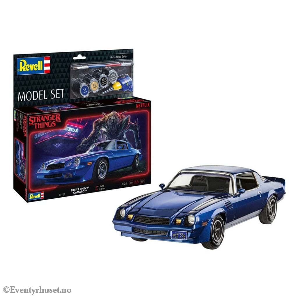 Stranger Things Model Kit Set 1/25 Chevy Camaro Z/28 19 (Aqua Color) 19 cm Toys