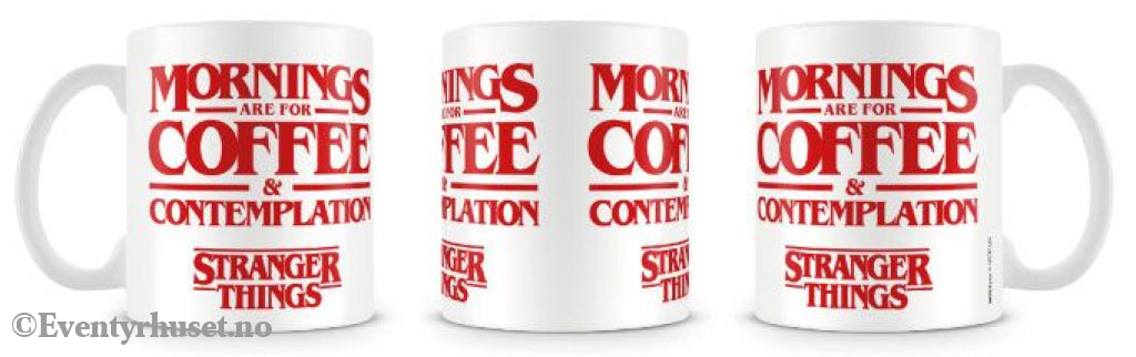 Stranger Things Mug Coffee and Contemplation Home & Gifts