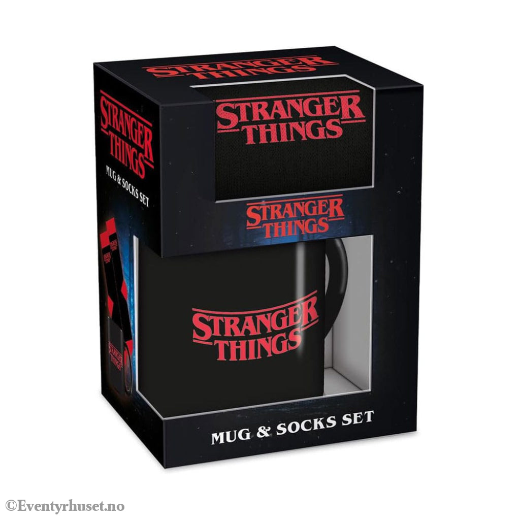 Stranger Things Mug & Socks Set Logo Home & Gifts