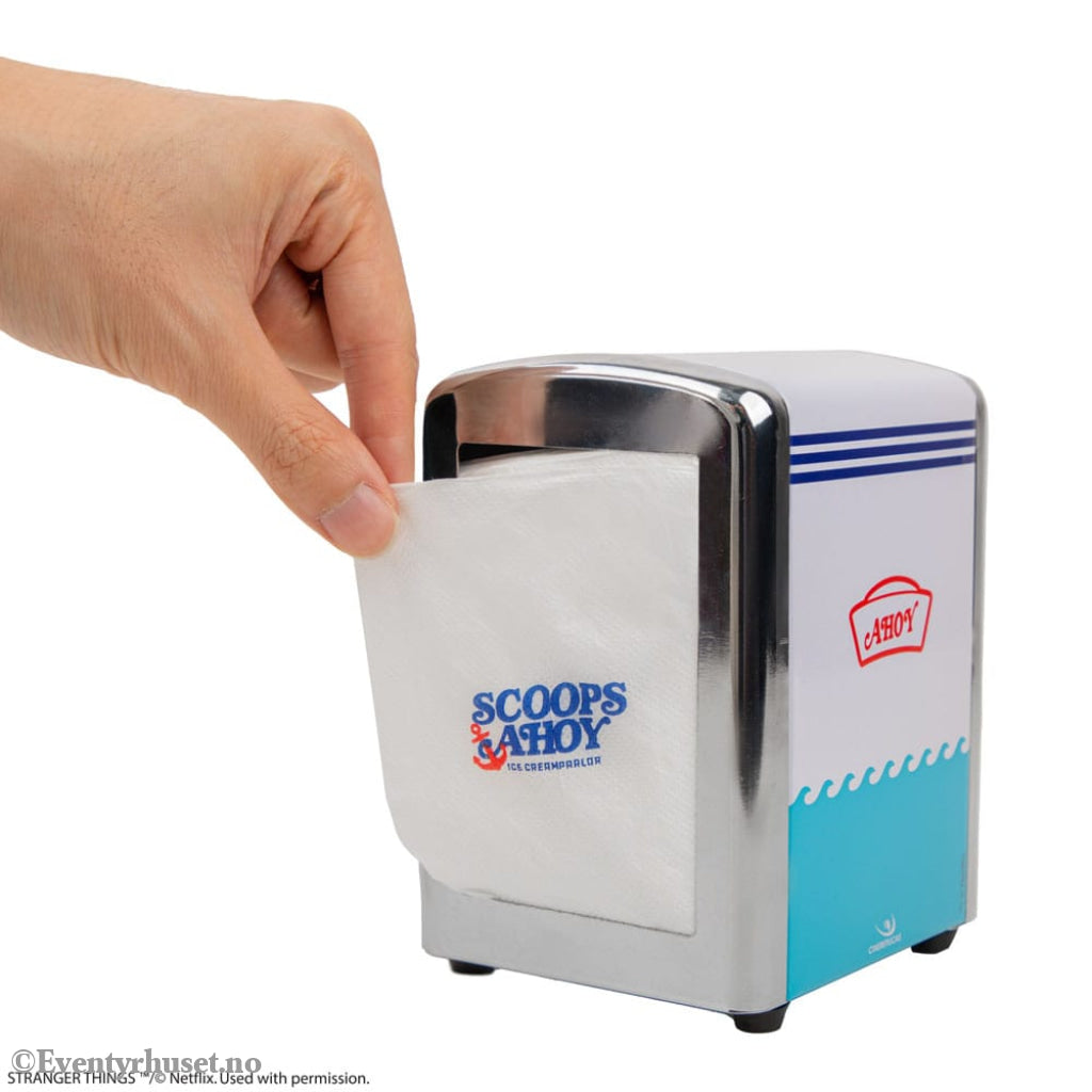 Stranger Things Napkin Dispenser set Scoops Ahoy Home & Gifts