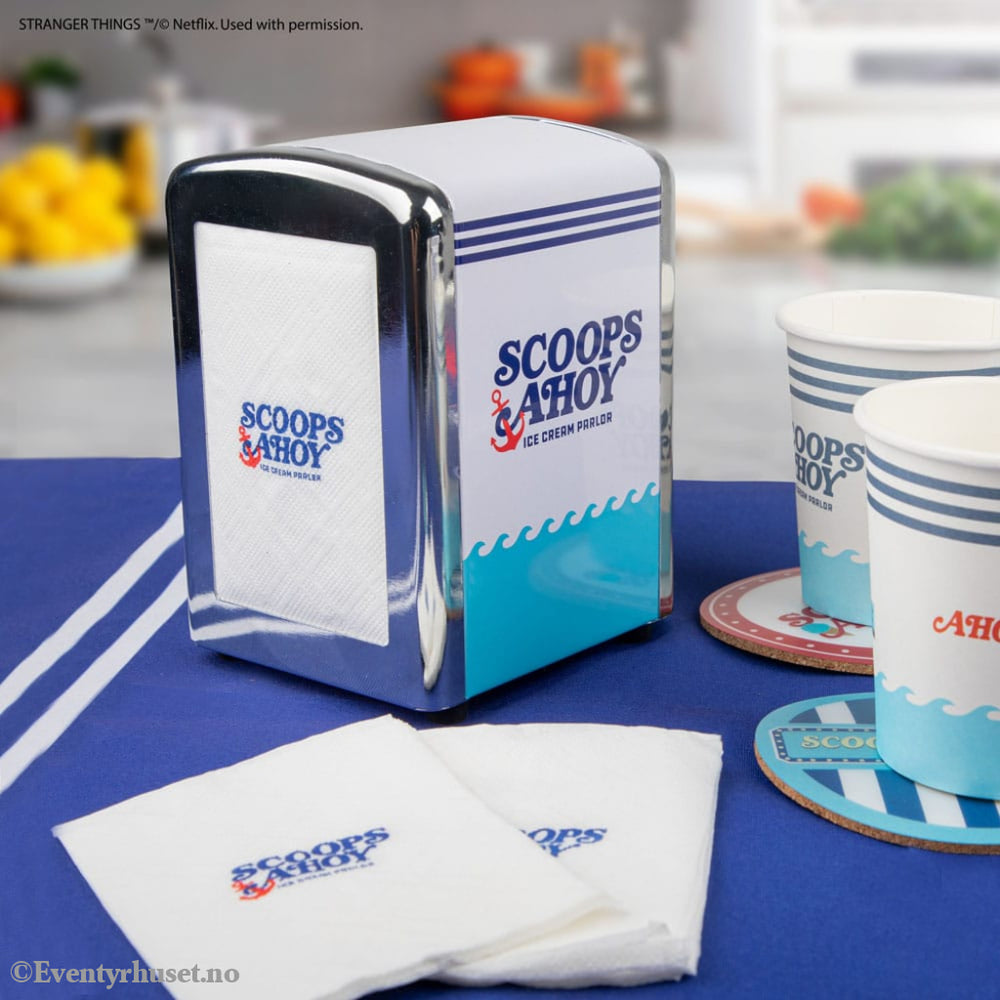 Stranger Things Napkin Dispenser set Scoops Ahoy Home & Gifts